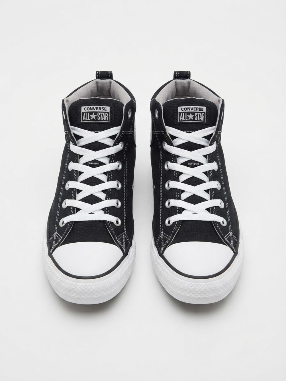 Converse Black & White High Top Sneakers